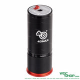 40MAX Cyclops II 40mm airsoft grenade with adjustable velocity black and red design