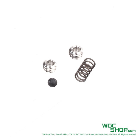 Set of metal springs and components on a white background with WGC Shop logo.