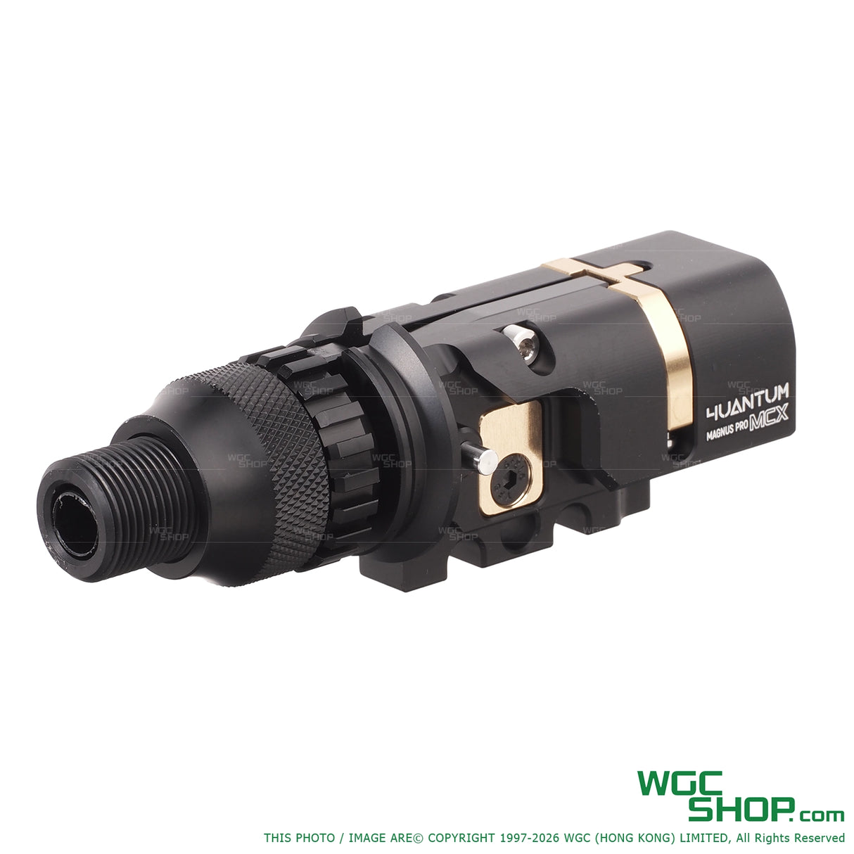 Left view of 4UANTUM Magnus Pro MCX Hop-Up Chamber for APFG MCX GBB Airsoft