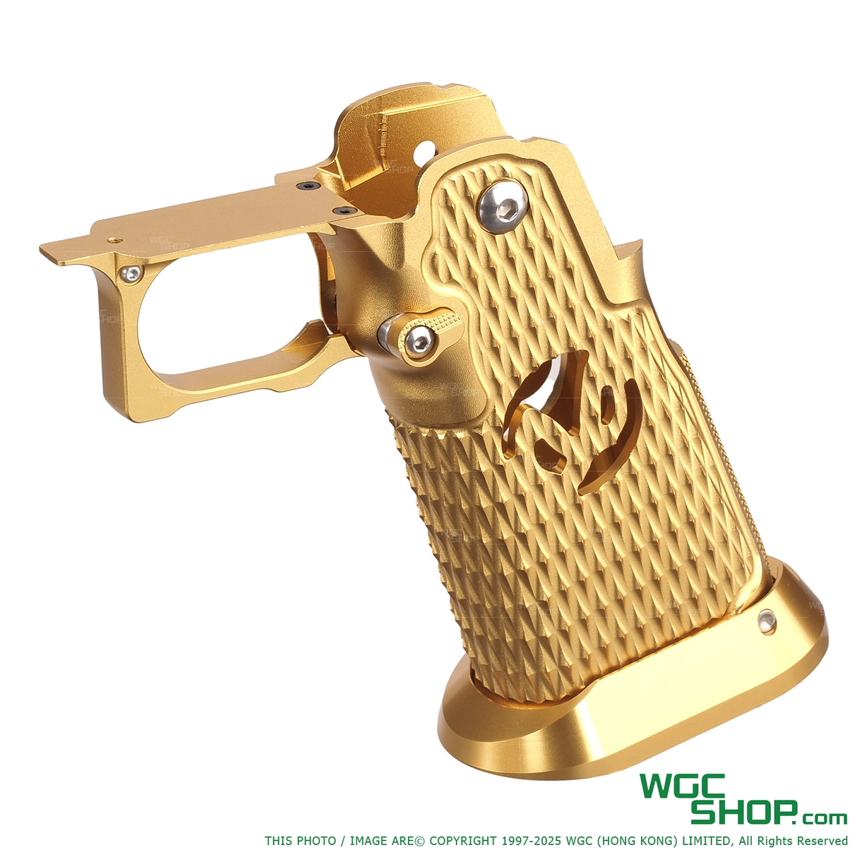 5KU CNC Aluminum Grip Type9 for MARUI Hi-Capa GBB ( 5KU-GB-587 )-5KU-GB-587-GD