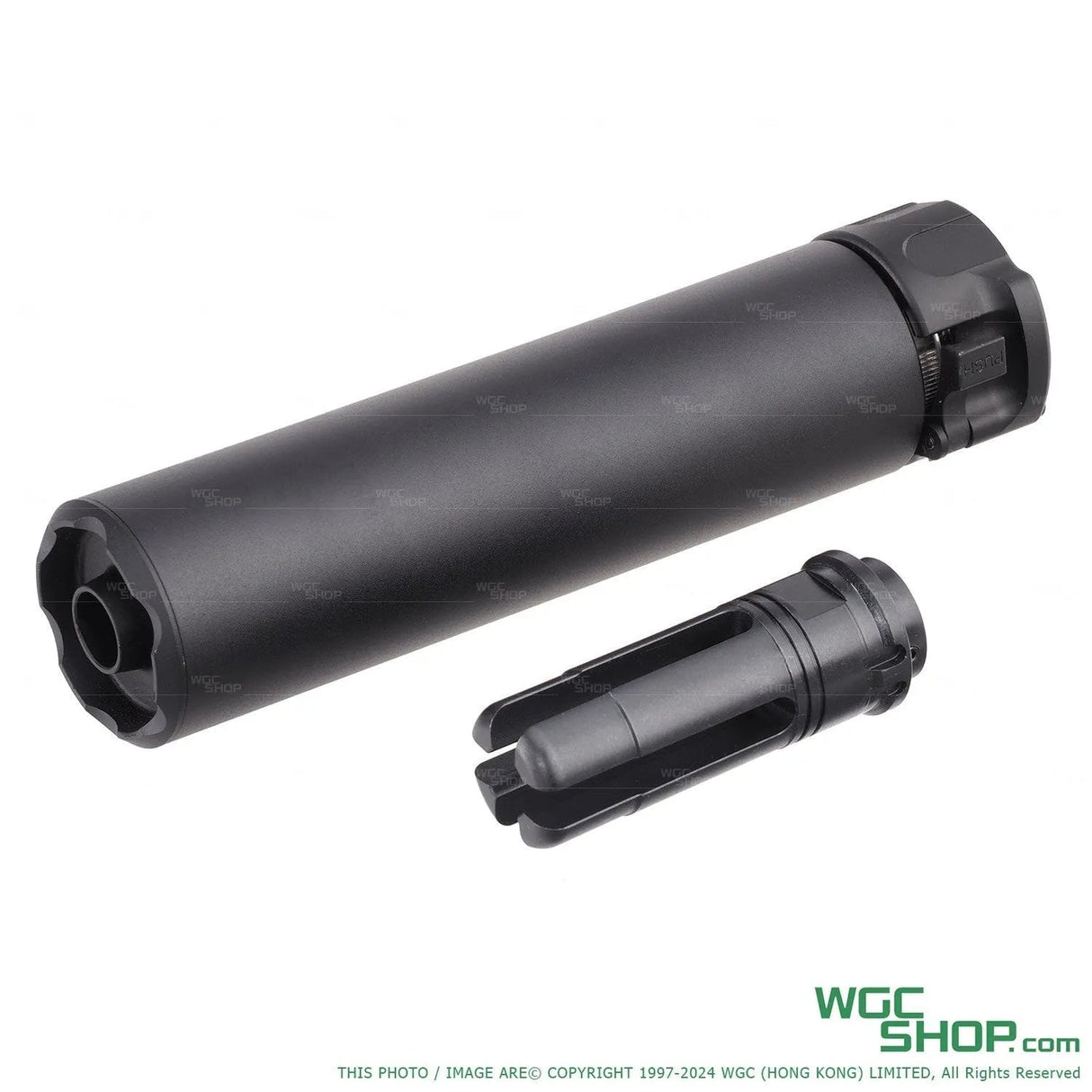 5KU 14mm CCW Flash Hider with SOCOM556 RC2 Dummy Barrel Extension-5KU-244-BK-WGC Shop