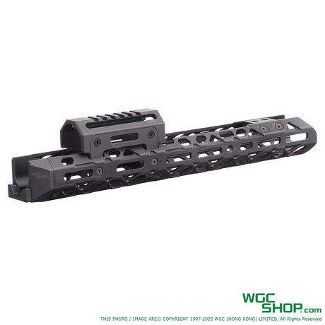 Black 5KU handguard rail with picatinny mount for Cyma AK AEG airsoft rifle