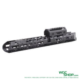 5KU style handguard for GHK AK GBB with honeycomb and slot cutouts in black finish