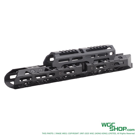 Left view of 5ku 1u004b kpyk style handguard for CYMA AKM AK74S