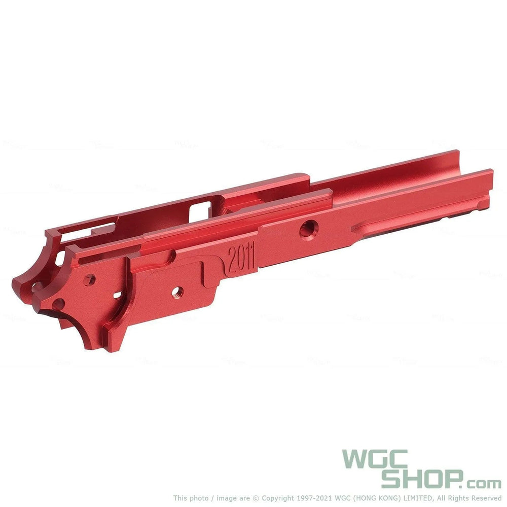 5KU 3.9 Inch Aluminum Frame for Marui Hi - Capa GBB Airsoft - Type 4 / 2011 ( Upgrade Version ) Red 5KU-GB-564-RD - WGC Shop
