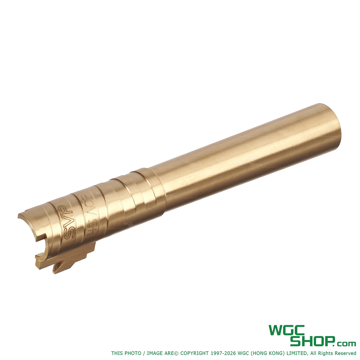 5KU 5.1 Inch Infinity SVP Stainless Barrel for MARUI Hi - Capa GBB .45 ACP Marking 5KU-GB-608-GD - WGC Shop