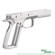 Silver CNC aluminum pistol frame for KJ Works Shadow2 TS2 GBB airsoft gun