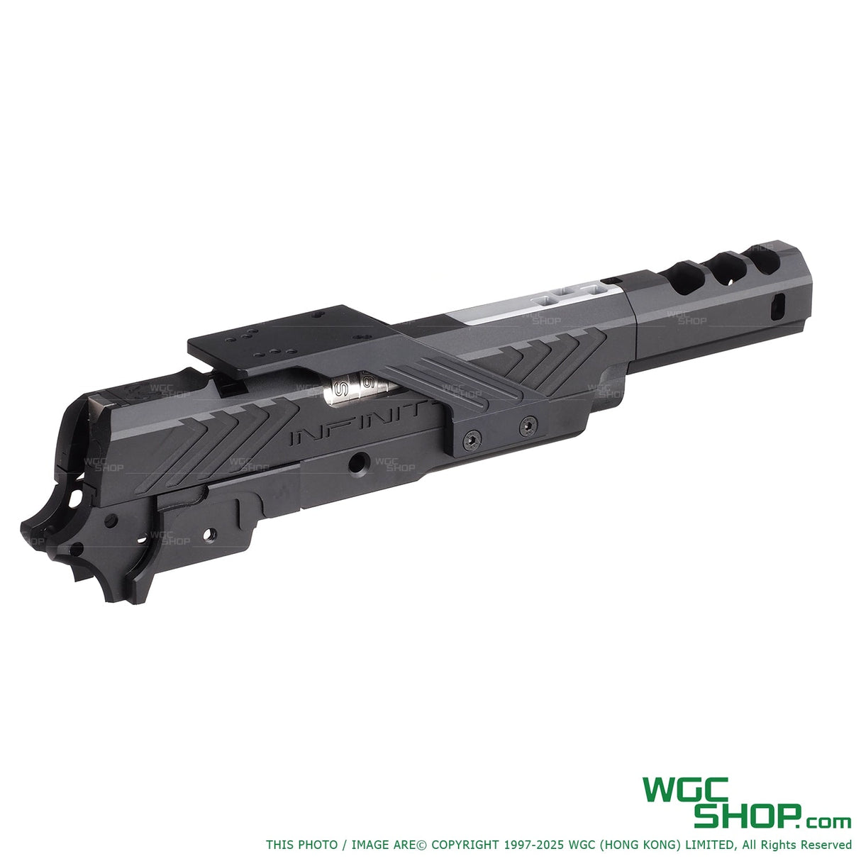 5KU CNC aluminum Infinity IMM style conversion kit for Marui Hi-Capa GBB pistol slide in black