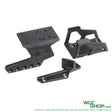 Black 5KU exoskeleton optic mount with thumb rest parts for Marui Hi-Capa GBB pistol