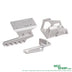 5KU silver exoskeleton optic mount with thumb rest for Marui Hi-Capa GBB pistol