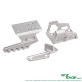 5KU silver exoskeleton optic mount with thumb rest for Marui Hi-Capa GBB pistol