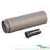 Tan 5KU KAC Style QDC / CRS-PRT airsoft suppressor