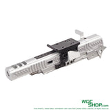Left view of 5KU LIMCAT SABERCAT Slide Kit for MARUI Hi-Capa GBB Airsoft ( Silver / Black )