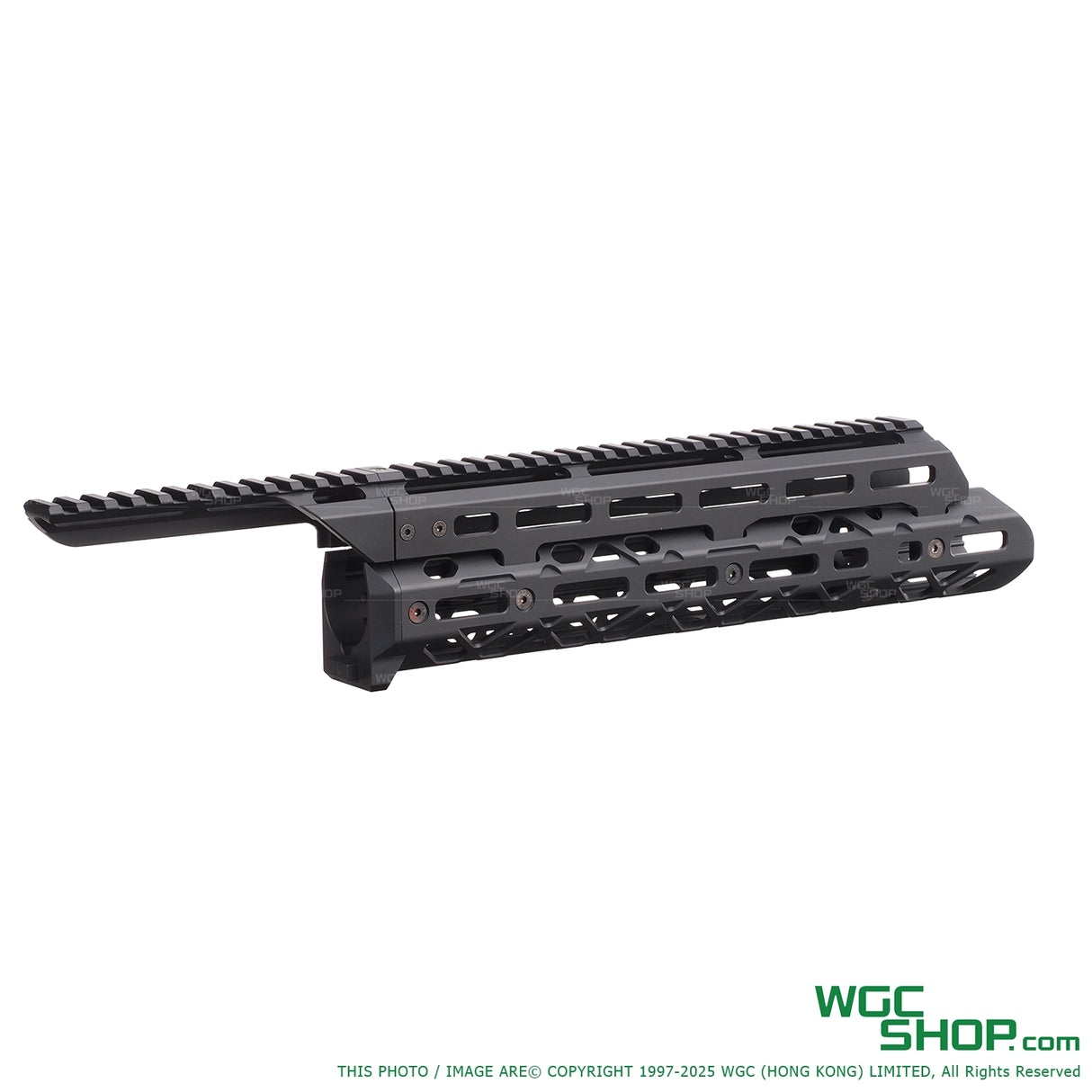 Right side view of 5KU M-LOK handguard for MARUI SAIGA-12K GBB