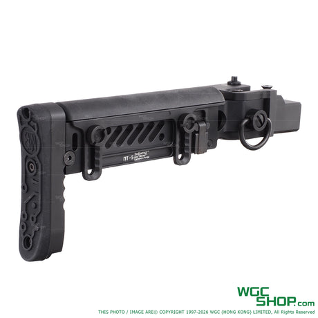 5KU PT - 5 Folding Stock for GHK AKM V3 GBB ( 5KU - GB - 172 ) Black 5KU-GB-172-BK - WGC Shop