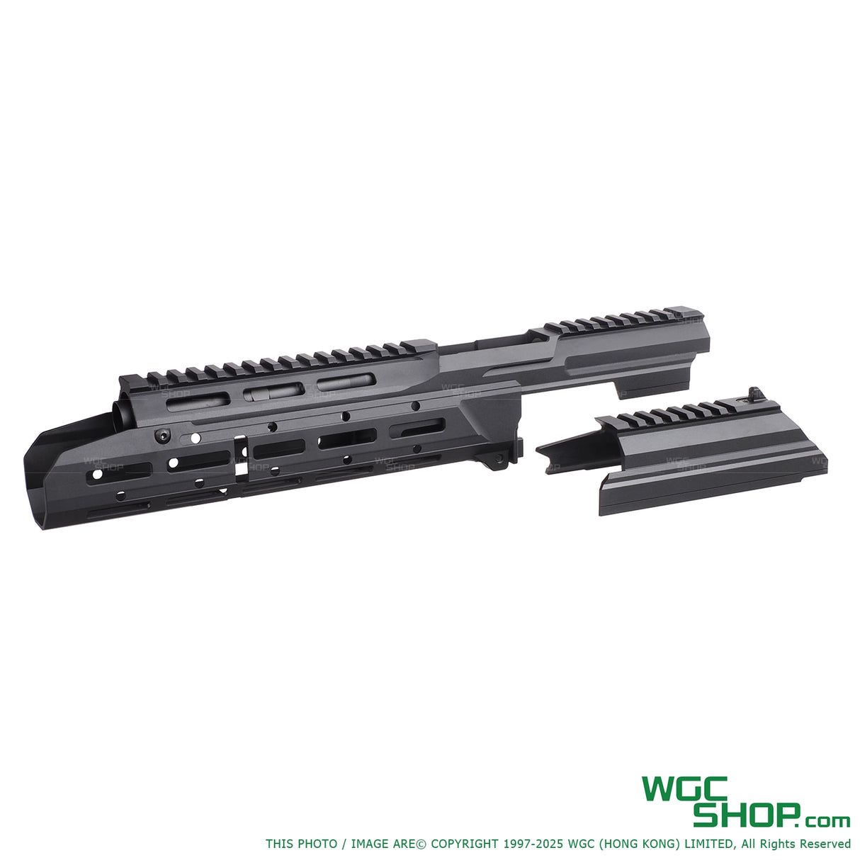 Left view of 5KU SAG Style Chassis MK3 M-LOK Handguard for MARUI AKM GBB ( GBTMAK013 )