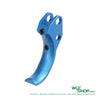 Blue 5KU single action trigger with mounting holes and screws for KJ Works Shadow 2 TS2 GBB pistol