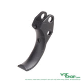 Black curved single action trigger with mounting holes for KJ Works Shadow 2 TS2 GBB pistol