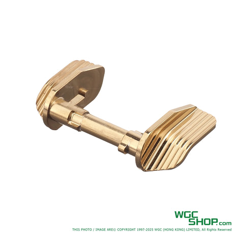 Gold color of Stainless Extra Wide Ambi-Thumb Safety