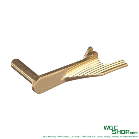 5KU Stainless Steel Extended Slide Stop for Marui Hi-Capa GBB Airsoft - Type 1 ( GB-502 )-5KU-GB-502-GD-WGC Shop