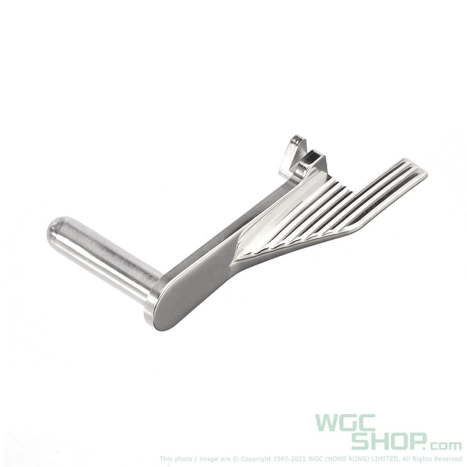 5KU Stainless Steel Extended Slide Stop for Marui Hi-Capa GBB Airsoft - Type 1 ( GB-502 )-5KU-GB-502-S-WGC Shop