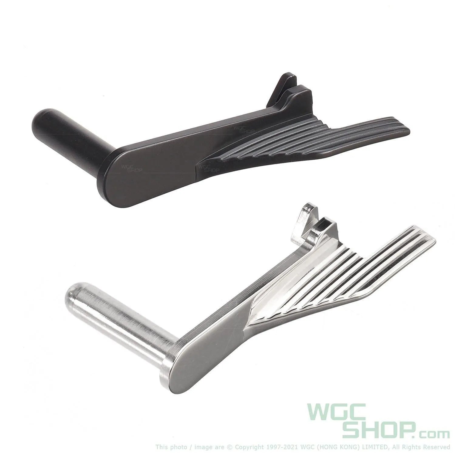 5KU Stainless Steel Extended Slide Stop for Marui Hi-Capa GBB Airsoft - Type 1 ( GB-502 )-WGC Shop