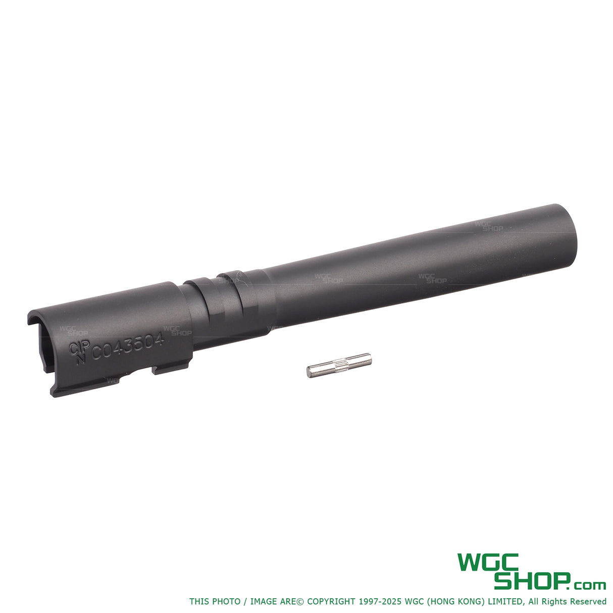Black color of 5KU Stainless Steel Outer Barrel for KJ WORKS CZ SHADOW2 GBB ( GBSD2032 )