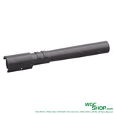 Black color stainless steel outer barrel for KJ WORKS CZ SHADOW 2 gbb airsoft
