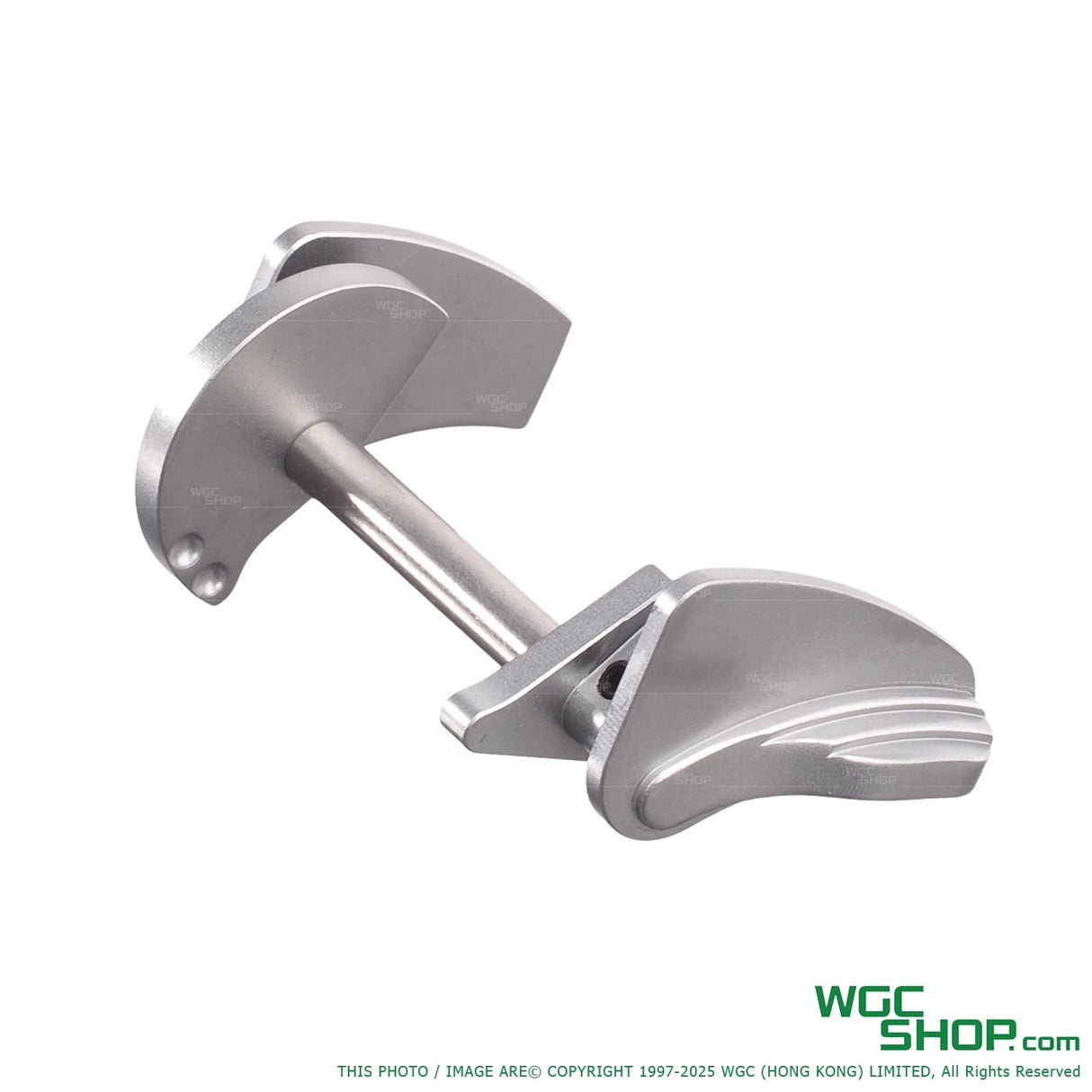 Stainless steel safety selector lever for Sig Air VFC M17 M18 XCarry GBB pistol, silver finish