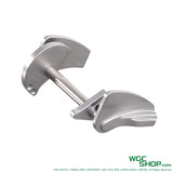 Stainless steel safety selector lever for Sig Air VFC M17 M18 XCarry GBB pistol, silver finish