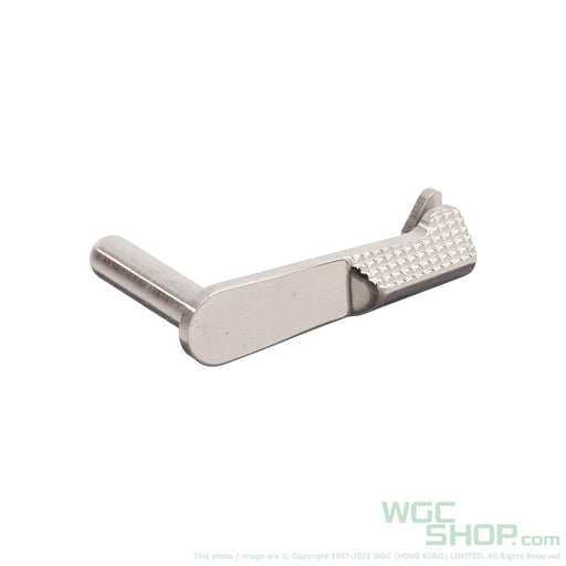 5KU Stainless Steel Slide Stop for Marui Hi-Capa GBB Airsoft - Type 2 / Silver ( GB-500-S ) - WGC Shop