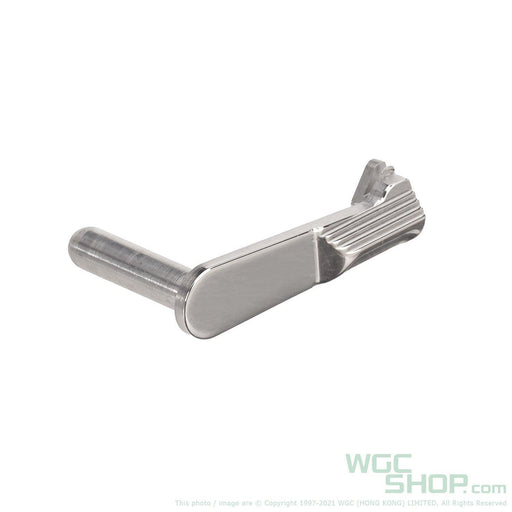 5KU Stainless Steel Slide Stop for Marui Hi-Capa GBB Airsoft - Type 4 / Sliver - WGC Shop