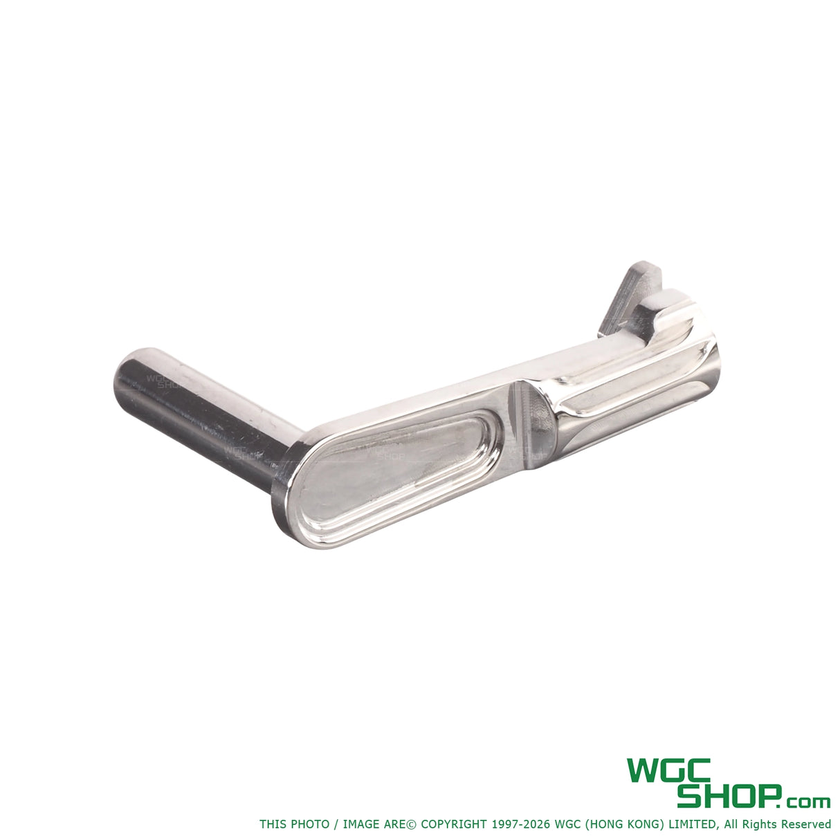 5KU Stainless Steel Slide Stop for MARUI Hi - Capa GBB - Type 8 ( GB - 641 ) Silver 5KU-GB-641-SV - WGC Shop