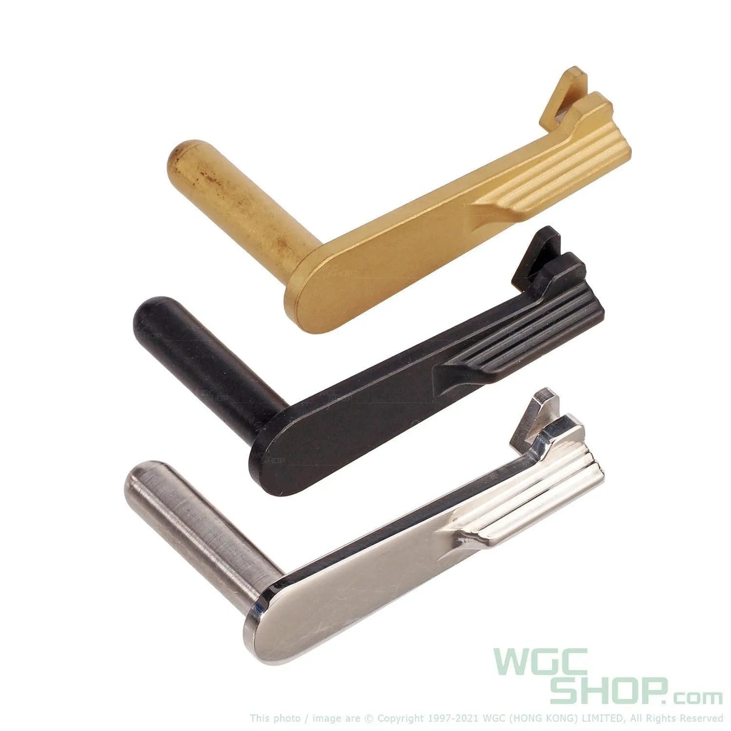 5KU Stainless Steel Slide Stop Type 7 for Marui Hi-Capa GBB Airsoft ( GB-513 ) - WGC Shop