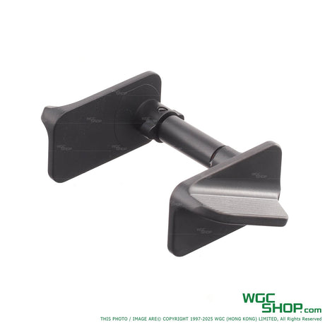 Black stainless steel thumb safety for KJ Works CZ Shadow 2 GBB pistol accessory