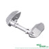 Silver 5KU Stainless Thumb Safety Type B for KJ WORKS SHADOW2 / TS2 GBB