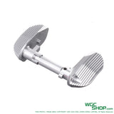 Stainless steel thumb safety type B for KJ Works Shadow 2 TS2 Airsoft pistol