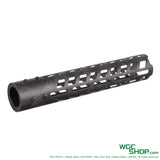 Featherlite forged carbon patterned handguard for Marui M4 GBB with ventilated cutouts