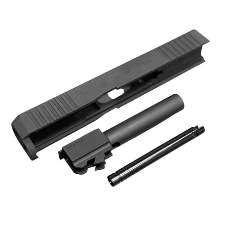 BFA Steel Slide & Outer Barrel for GHK G45 Gen5 MOS GBB Airsoft