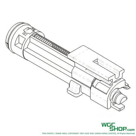DRAGON WORKSHOP Complete Loading Nozzle Set for Tokyo Marui AK GBB Airsoft ( Original Power / Non-Adjustable )-