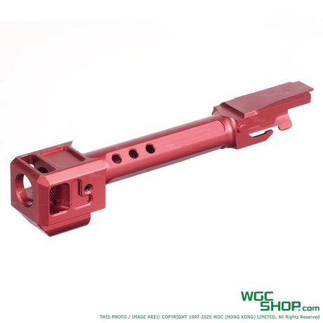 GUNDAY TP Style Aluminum Outer Barrel w/ HAED Style Compensator Type A for MARUI G17 Gen5 MOS GBB Airsoft
