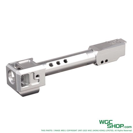 GUNDAY TP Style Aluminum Outer Barrel w/ HAED Style Compensator Type A for VFC G19 Gen5, G45, G19X, SRC G19 Gen5 MOS, GHK G45 GBB Airsoft