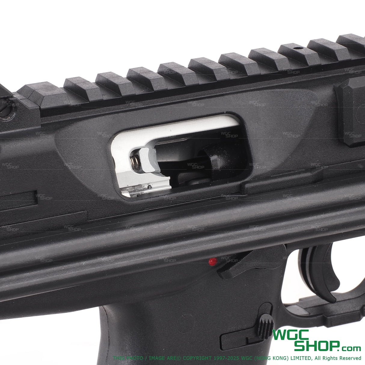 MARUYAMA MP-IX DX GBB bolt carrier close-up view