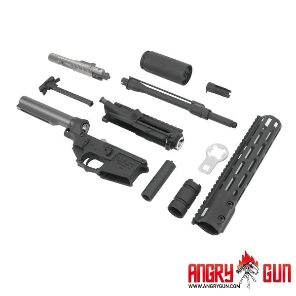 ANGRY GUN SR15 MOD 2.1 MWS Conversion Kit - Licensed by EMG ( BLACK )