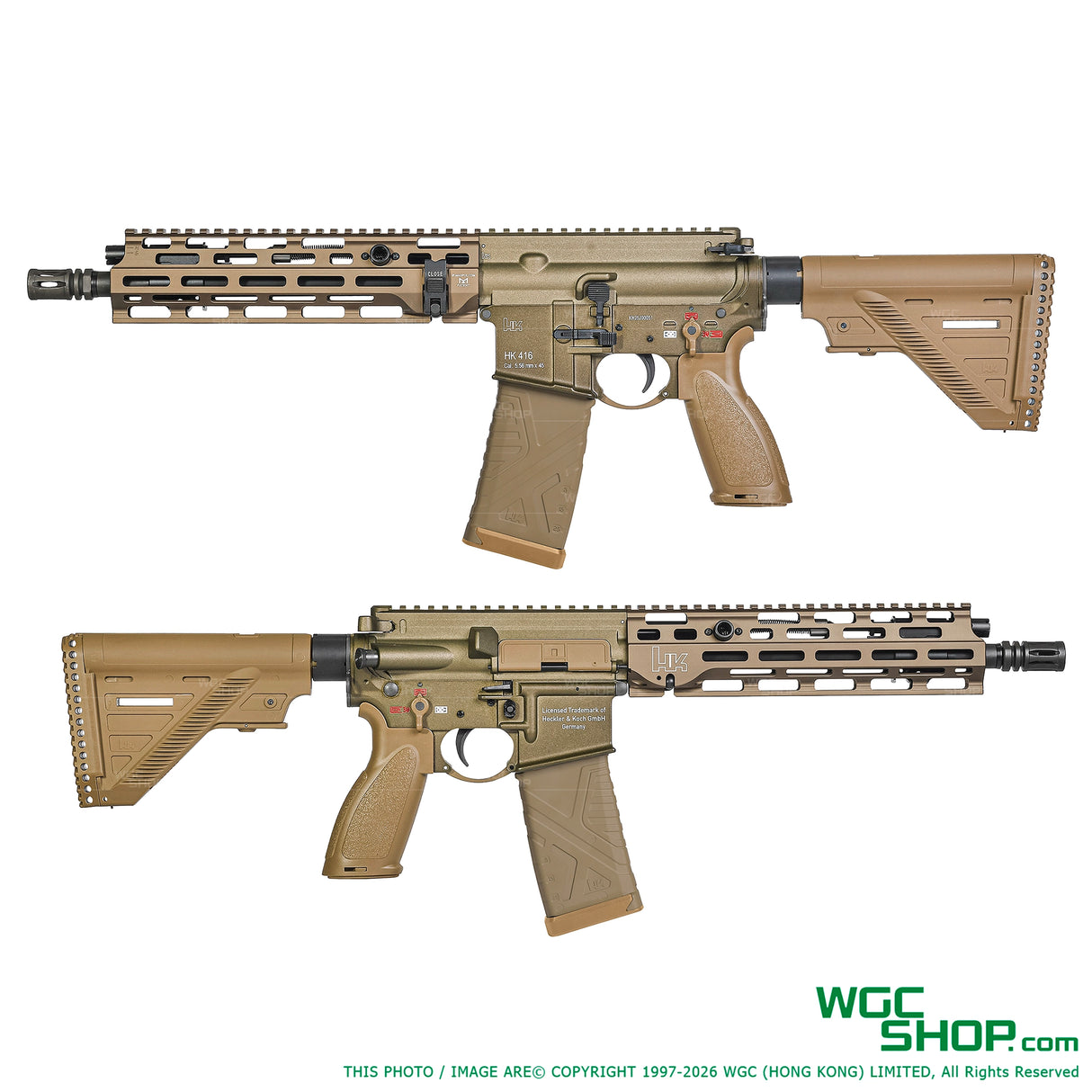 VFC HK416A5 M-Lok GBB Airsoft - RAL8000 / UMAREX Licensed