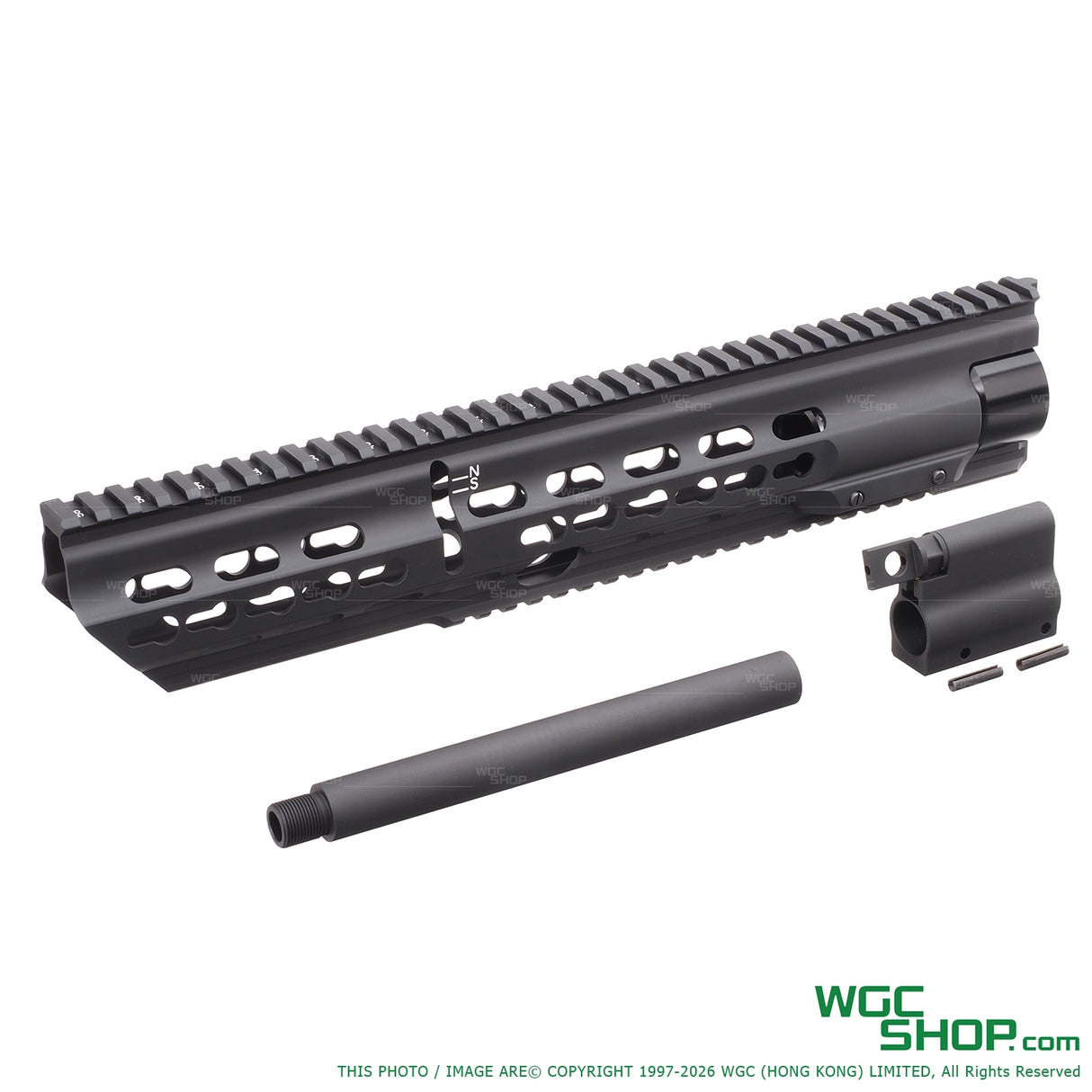 AIRSOFT ARTISAN HK417P Keymod Handguard for MARUI HK417 EBB Black AART-AA-417-06-BK-TM - WGC Shop