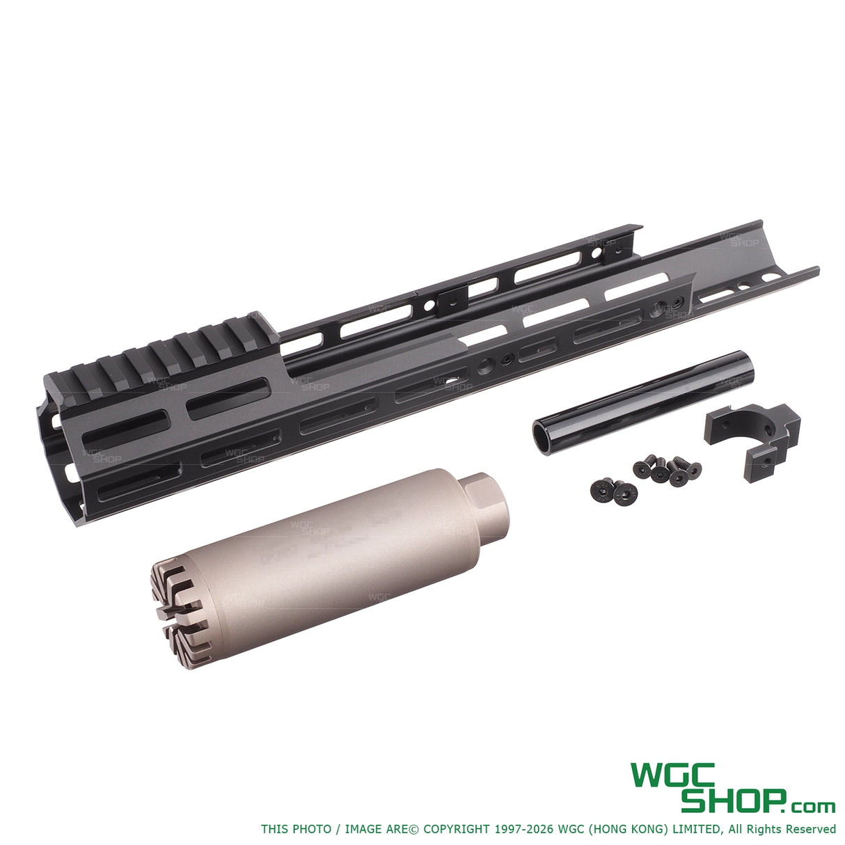 AIRSOFT ARTISAN Long M - lok Handguard for SCAR GBB & AEG Series WE / VFC AART-AA-SCAR-07-WE-BK - WGC Shop