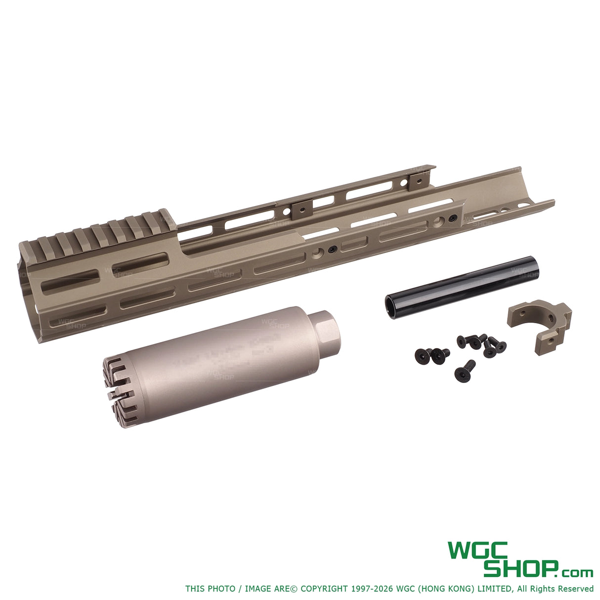 AIRSOFT ARTISAN Long M - lok Handguard for SCAR GBB & AEG Series MARUI / GUNS MODIFY AART-AA-SCAR-07-TM-DE - WGC Shop