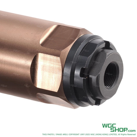 AIRSOFT ARTISAN REX Style Barrel Extension W/ 3 Prong Flash Hider ( 14mm CCW )-