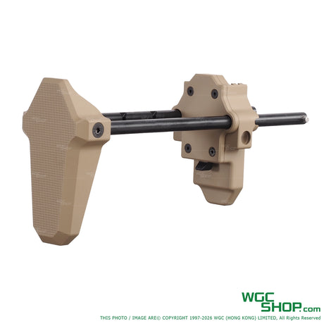 AIRSOFT ARTISAN 6 Position Retractable Stock for SCAR GBB & AEG Series Guns Modify AART-AA-SCAR-09-GM-DE - WGC Shop